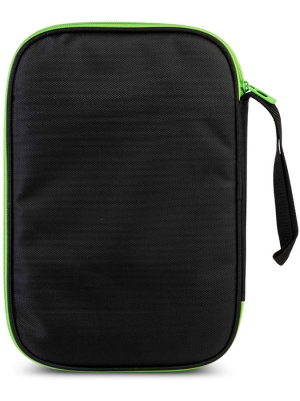 Ovitek za namizno teniški lopar GEWO Single cover Stripes Lime