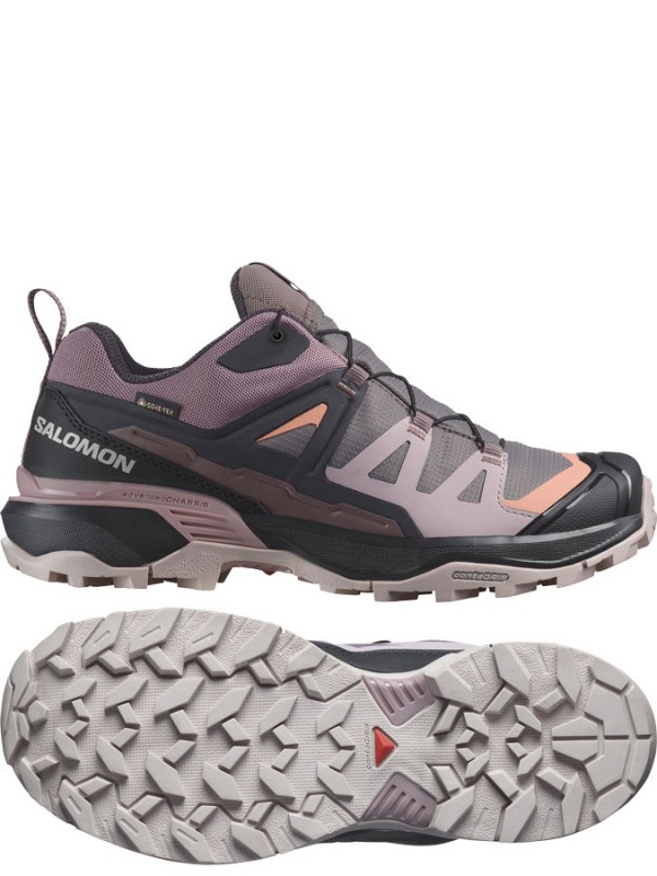 Ženski pohodni čevlji Salomon X Ultra 360 GTX Plum Kitten
