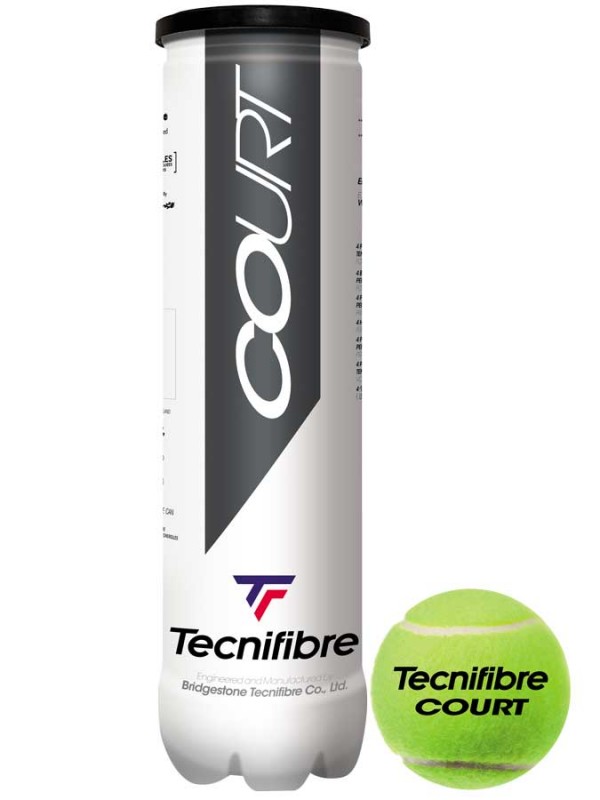 Tenis žogice Tecnifibre Court 4 žoge